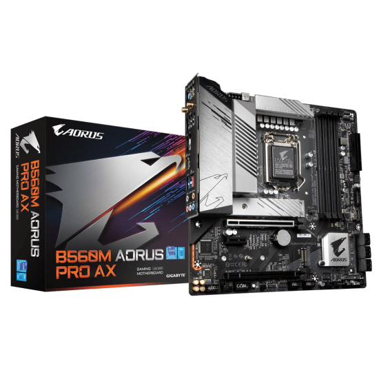 Gigabyte Aorus B560M Aorus Pro AX Intel LGA1200 Gaming Motherboard