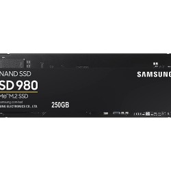 Samsung 980 250GB Up to 2,900 MB/s PCIe 3.0 NVMe M.2 Internal Solid State Drive 