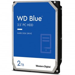 Western Digital 2TB Blue PC Hard Drive - 7200 RPM Class, SATA 6 Gb/s, 256 MB Cache, 3.5" 