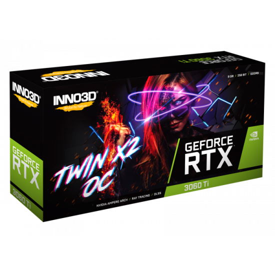 Inno 3D Geforce RTX3060 Twin X2 OC 12GB Gaming Graphic Card