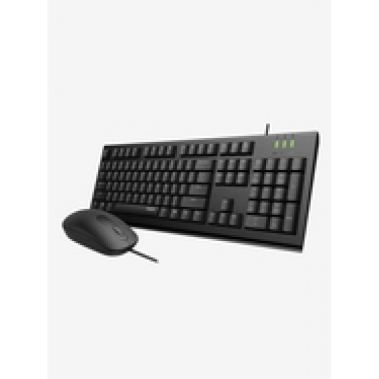 Rapoo X120Pro Wired Optical Keyboard & Mouse Combo 1600DPI Spill Resistance Keyboard -Black