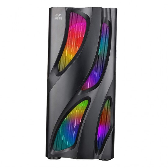 Ant Esports ICE 320TG Mid Tower RGB Gaming Cabinet