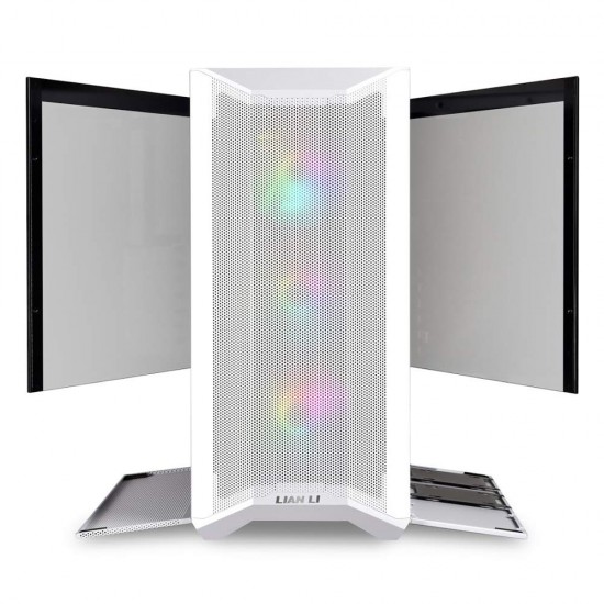 Lian Li Lancool 2 Mesh RGB Mid-Tower ATX Gaming Cabinet White