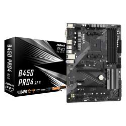 ASRock B450 PRO4 R2.0 AM4 AMD Motherboard