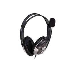 HP B4B09PA Wired Over The Ear Headphone with Mic (Black)