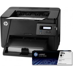 HP LaserJet Pro M202dw Single Function WiFi Monochrome Laser Printer  (White, Toner Cartridge)