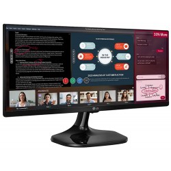 LG 25-inch (64.5 cm) UltraWide Multitasking Monitor with Full HD (2560 x 1080) IPS Panel, HDMI Port, AMD Freesync - 25UM58 (Black)