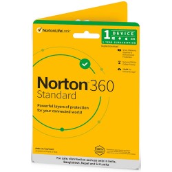 Norton 360 Standard 1 User 1 Year Email Delivery in 2 Hrs