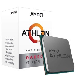 AMD Athlon 3000G with Radeon Vega 3 Graphics Desktop Processor 2 Cores 3.5GHz 5MB Cache AM4 Socket