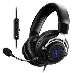Rapoo VH710 Virtual 7.1 Surround Sound Led Backlight Over Ear Gaming Headset With Mic (Black)