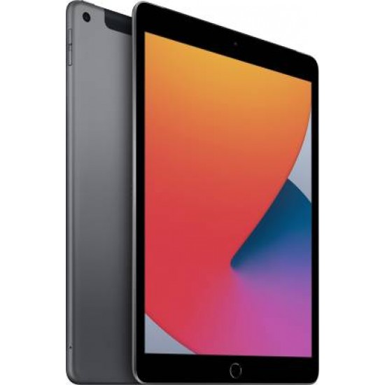 Apple iPad 8th Gen 128 GB Wi- Fi + Cellular (Space Grey)