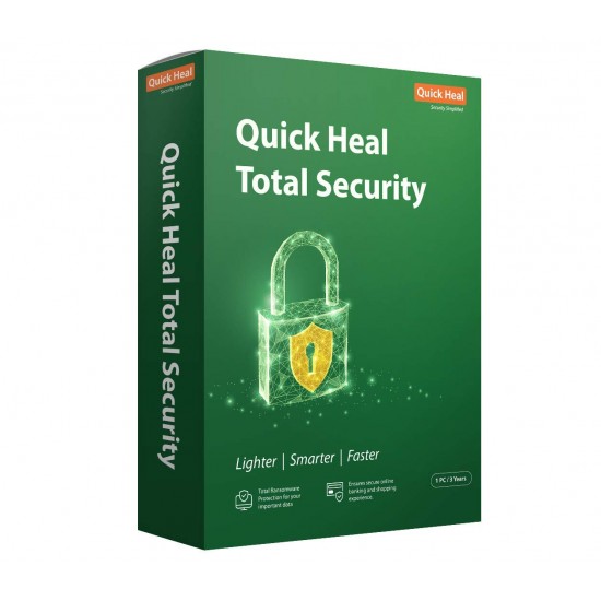 Quick Heal Total Security 1 User 3 Years Email Delivery in 2 hours
