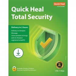 Quick Heal Total Security 1 PC, 1 Year Antivirus