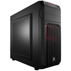 Corsair Carbice Spec 01 Red Led Mid Tower Gaming Cabinet