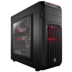 Corsair Carbide Spec 01 Red Led Mid Tower Gaming Cabinet