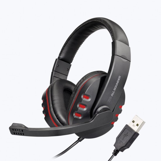 ZEBRONICS Zeb All Rounder - Wired USB Headphone