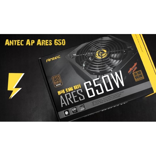 Antec Ares AP650 80 Plus Bronze 650 Watt Fully Modular SMPS