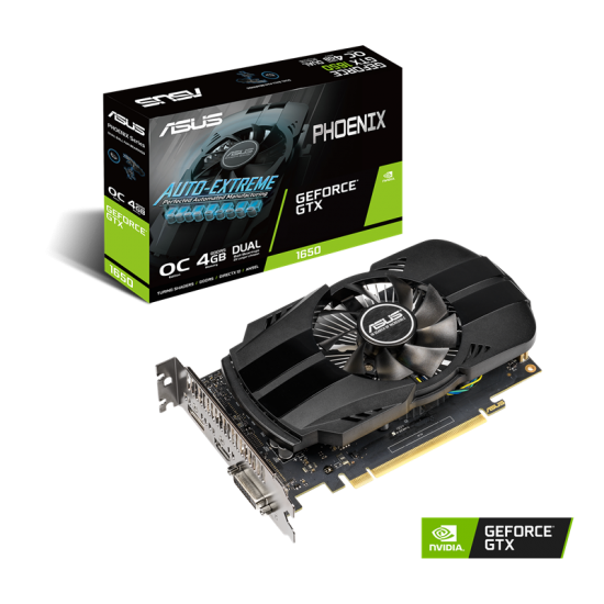 Asus Phoenix Geforce GTX 1650 OC Edition 4GB GDDR5 Graphics Card