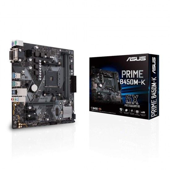 Asus PRIME B450M-K AMD AM4 Motherboard