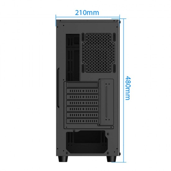 Deepcool Matrexx 55 Mesh Mid-Tower ATX without Fan Gaming Cabinet