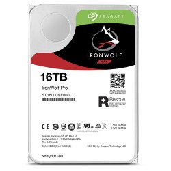 Seagate IronWolf Pro 16TB NAS Internal Hard Drive HDD – CMR 3.5 Inch SATA 6GB/S 7200 RPM 256MB Cache for Raid Network Attached Storage, Data Recovery Rescue Service 
