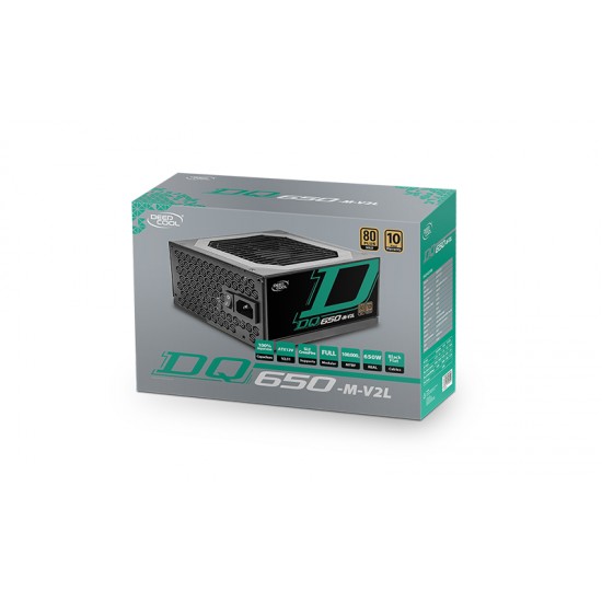 Deepcool DQ650-M V2L 80 Plus Gold 650W Full Modular SMPS