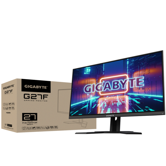Gigabyte 27 Inch G27F FHD IPS 95% DCI-P3 144Hz Gaming Monitor