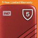 WD My Passport 1TB Red External SSD