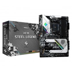 Asrock X570 Steel Legend AM4 3000 and 2000 Series AMD Processor Supported Motherboard - DDR4 