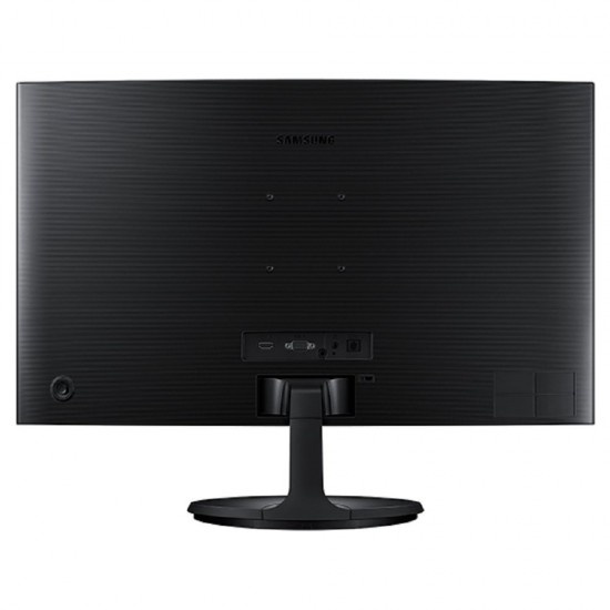 Samsung 59.8 cm (23.5 inch) Curved LED Backlit Computer Monitor - Full HD, VA Panel with VGA, HDMI, Audio Ports - LC24F390FHWXXL (Black)