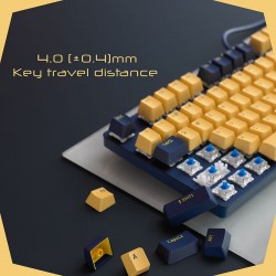 Rapoo V500 Pro Mechanical Gaming Keyboard Yellow-Blue