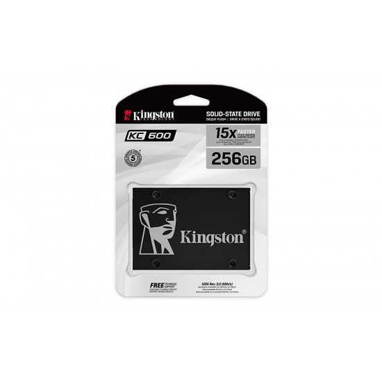 Kingston KC600 256GB Internal Sata SSD