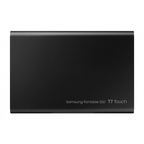 Samsung T7 Touch 500GB Up to 1,050MB/s USB 3.2 Gen 2 (10Gbps, Type-C) External Solid State Drive (Portable SSD) Black
