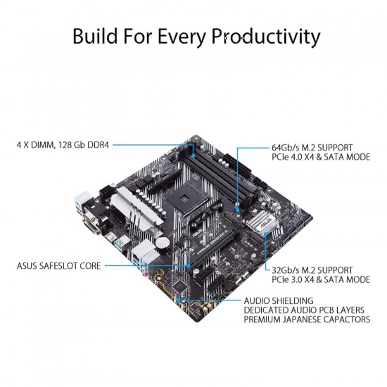 Asus Prime B550M-A AMD AM4 Motherboard