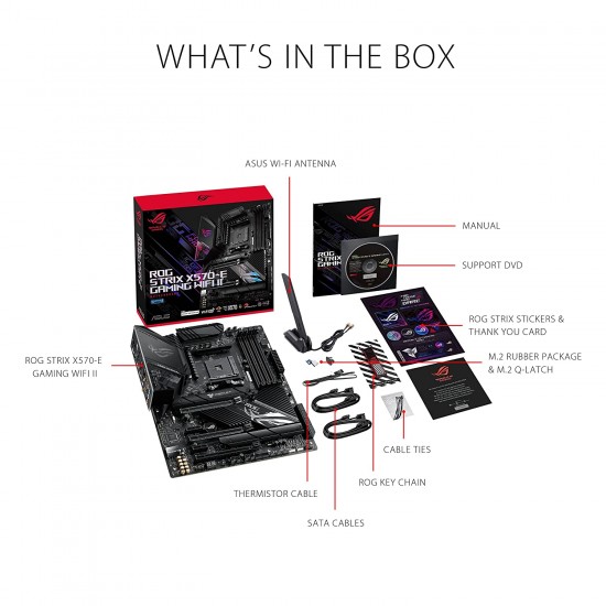 Asus Rog Strix X570-E Gaming Wifi II AMD AM4 Motherboard