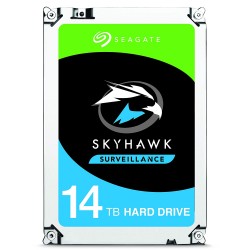 Seagate Skyhawk 14 TB Surveillance Internal Hard Drive HDD – 3.5 Inch SATA 6 Gb/s 256 MB Cache for DVR NVR Security Camera System with Drive Health Management