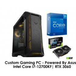 Customized Gaming PC - Powered By Asus - Intel Core i7-12700KF | RTX 3060 TUF Gaming
