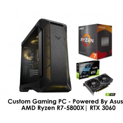 Customized Gaming PC - Powered By Asus - AMD Ryzen 7-5800X | RTX 3060 TUF Gaming