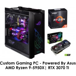 Customized Gaming PC - Powered By Asus - AMD Ryzen 9-5950X | RTX 3070 TI