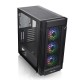 Thermaltake Versa Mid-Tower T27 TG E-ATX ARGB Gaming Cabinet Black