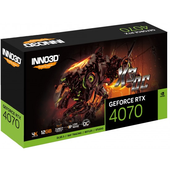 Inno 3D Geforce RTX 4070 X3 OC 12GB Gaming Graphic Card