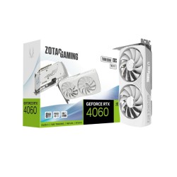 Zotac Geforce RTX 4060 Twin Edge OC 8GB Gaming Graphic Card White Edition