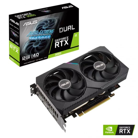 Asus GeForce RTX 3060 Dual 12GB Gaming Graphic Card Black