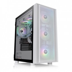 Thermaltake H570 Mid-Tower ARGB ATX Gaming Cabinet Snow White