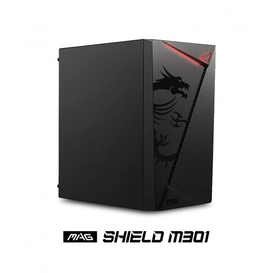 MSI MAG M301 Shield Mid-Tower Micro-ATX Gaming Cabinet