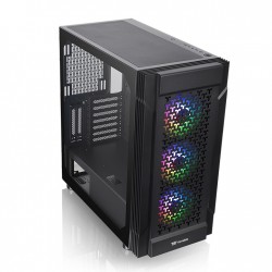 Thermaltake T27 Tempered Glass ARGB Mid Tower E-ATX Gaming Cabinet Black