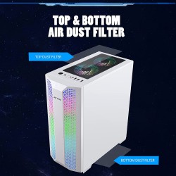 Ant Esports ICE 280TG Mid-Tower ATX Gaming Cabinet White