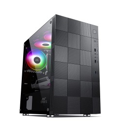 Ant Esports Elite 1000 TG Mid-Tower M-ATX Gaming Cabinet