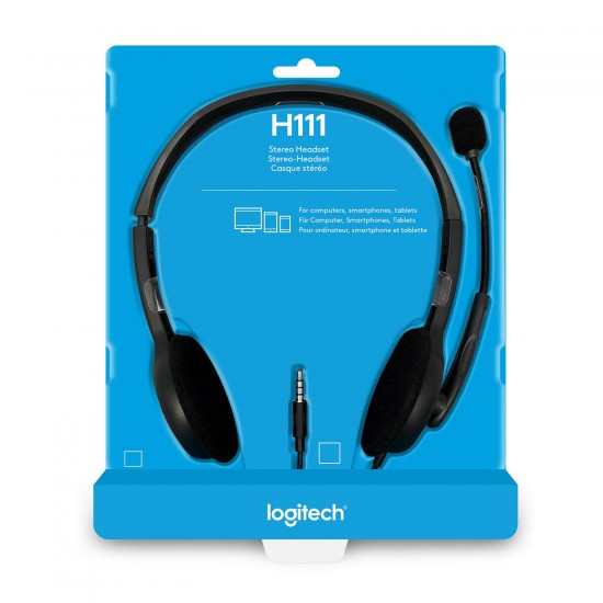 Logitech H111 Wired Headphones With Mic