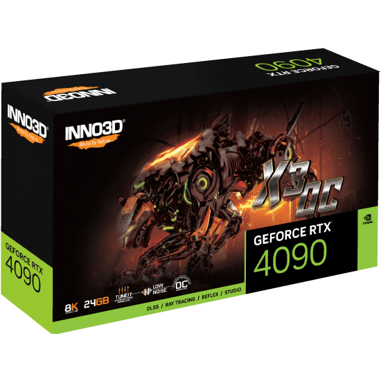 INNO3D Geforce RTX4090 X3 OC 24GB GRAPHIC CARD
